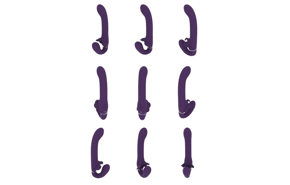 Satu Strapless Strap-on Lila – Pulswellen- und Vibrationsvergnügen