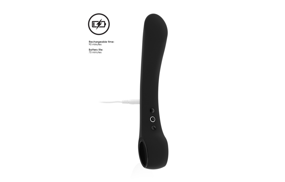 Ombra Flexibler Vibrator Schwarz – Luxuriös, flexibel und wiederaufladbar
