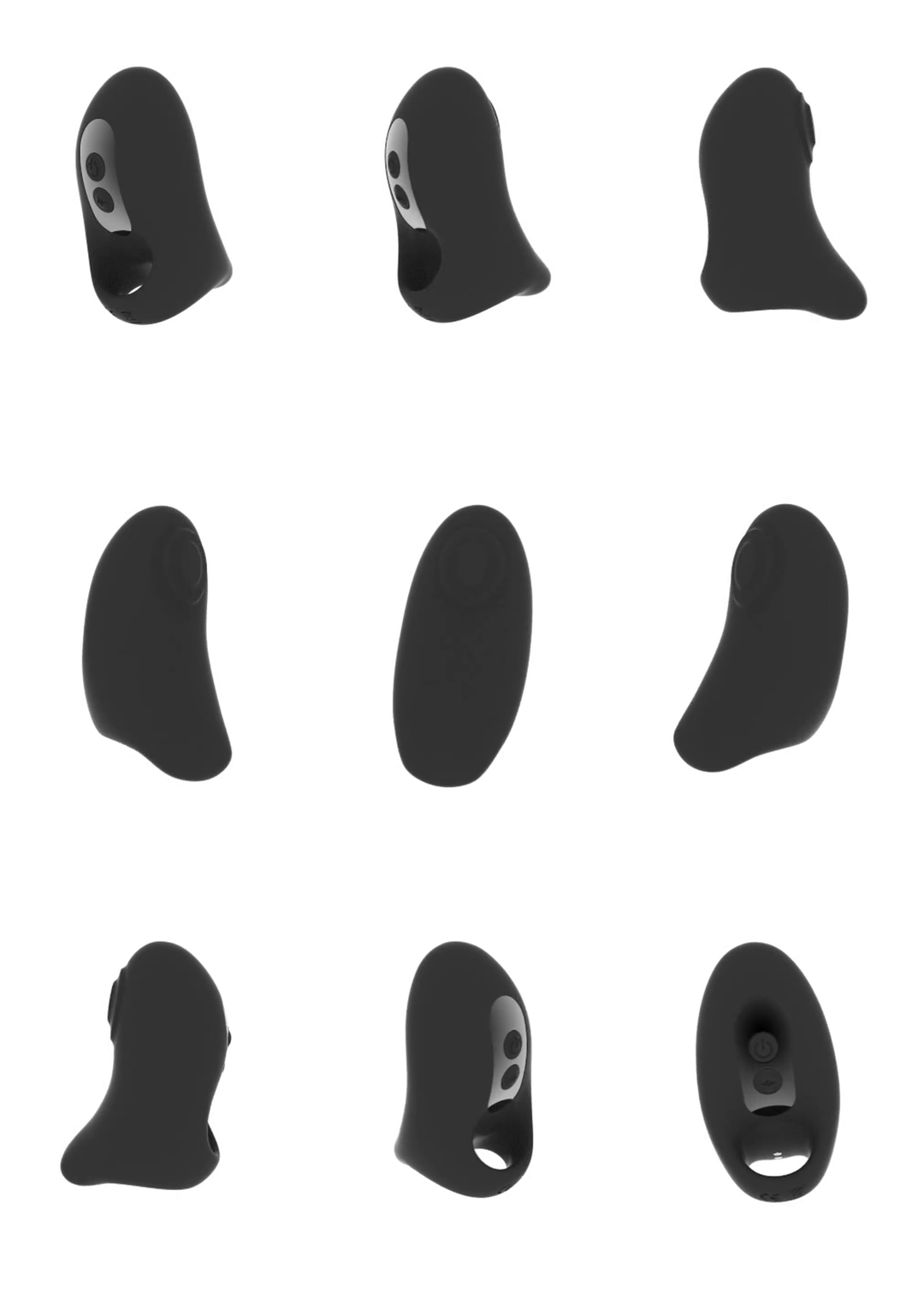 Hana - Pulse Wave Finger Vibrator - Schwarz