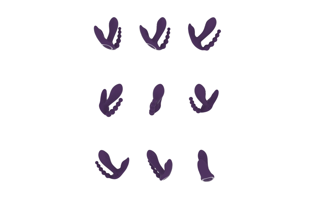 KATA Pulse Wave Vibrator Paars - Dubbele Penetratie & USB