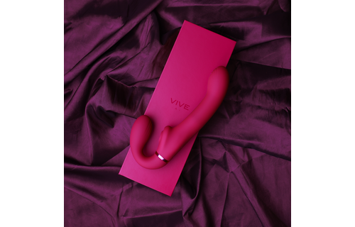 Vive AI Strapless Strapon Pink – Dual-Vibration & Air Wave