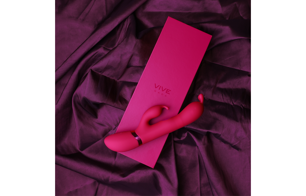 Vive Gada Pink Vibrating Bunny with G-Spot Pulsation