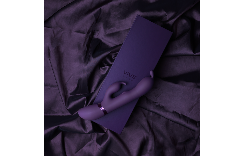 Vive Gada Purple - Vibrating Bunny with G-Spot & Pulsation