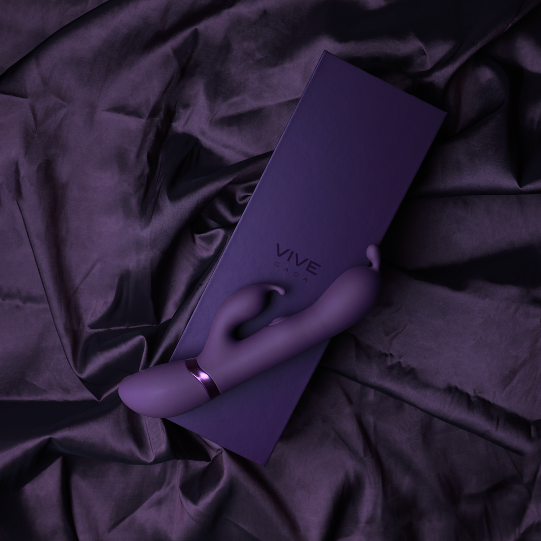 Gada - Vibrating Bunny with G-Spot Pulsation - Purple