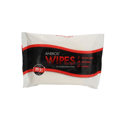 Aneros Wipes | Antibacterial, Environmentally Friendly Wipes 25x