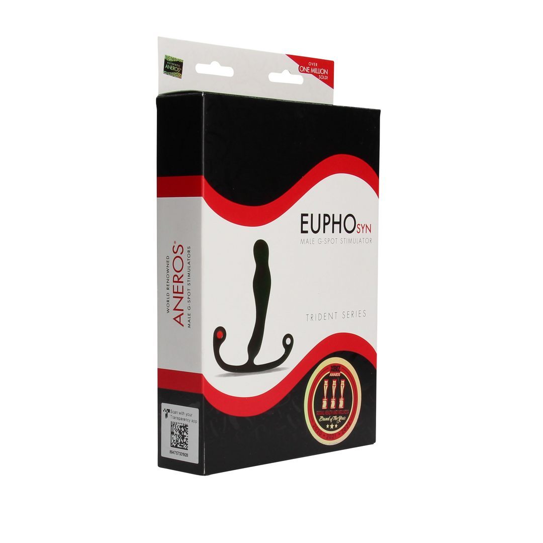 Eupho Syn Trident Zwart – Luxe Prostaat Stimulator & Comfort