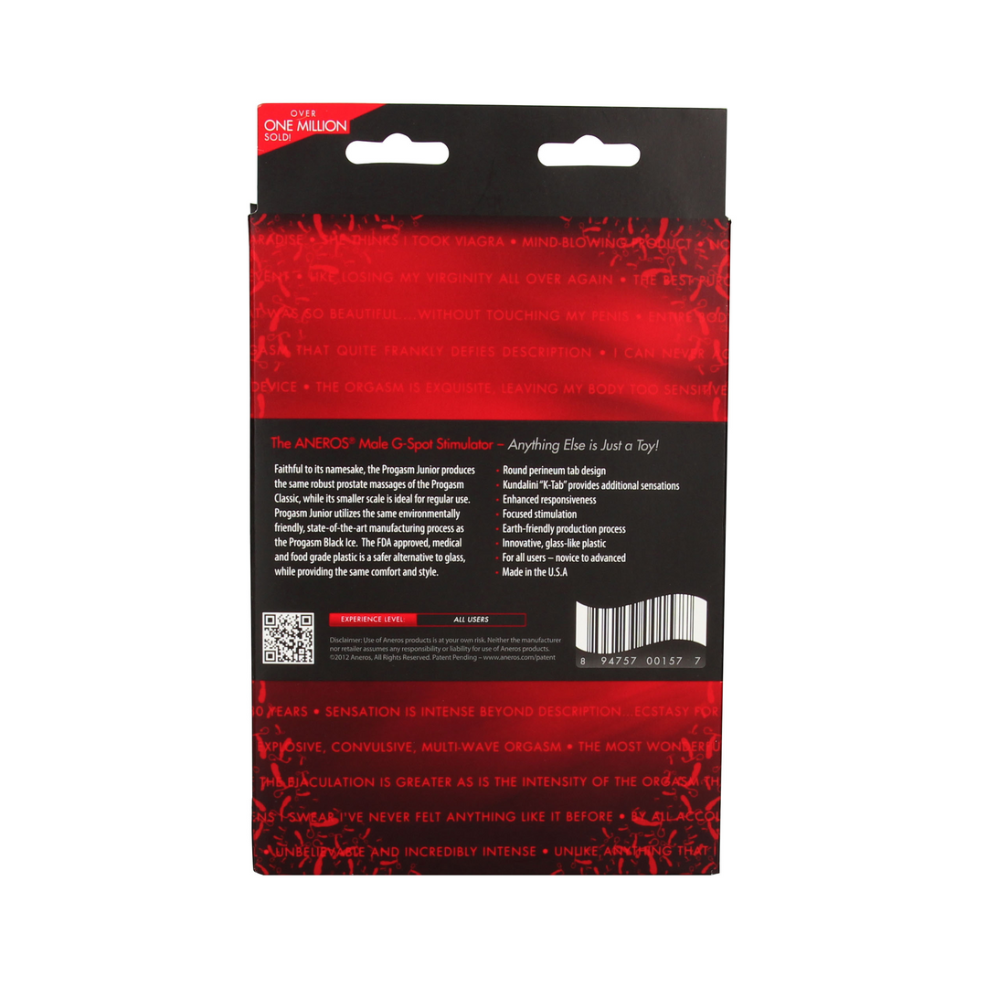 Progasm Jr. Zwart - Intense Prostaatmassage & Comfort