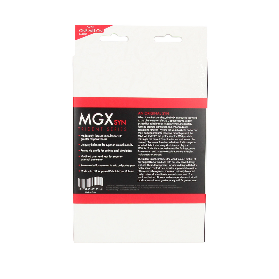 MGX Syn Trident Zwart – Luxe Prostaatmassager voor Maximaal Genot