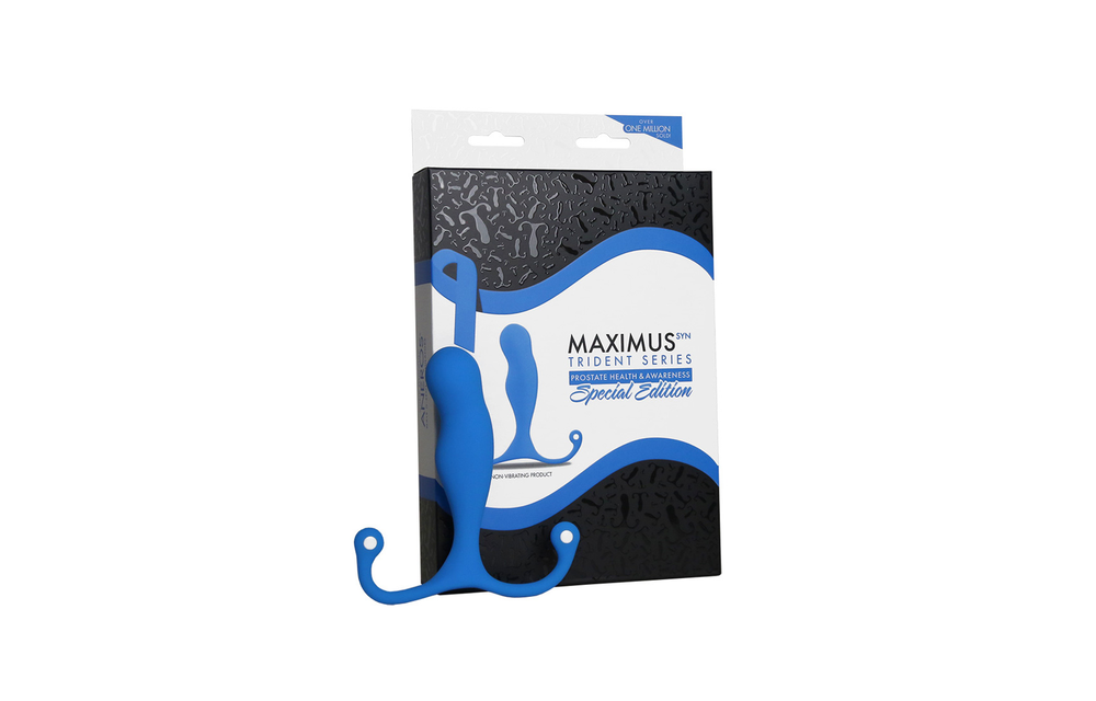 Maximus Syn Trident Blau – Luxuriöser Hybrid-Massager für Männer