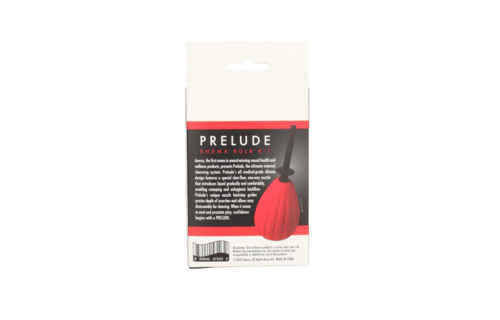 Prelude Enema Bulb Kit - Red