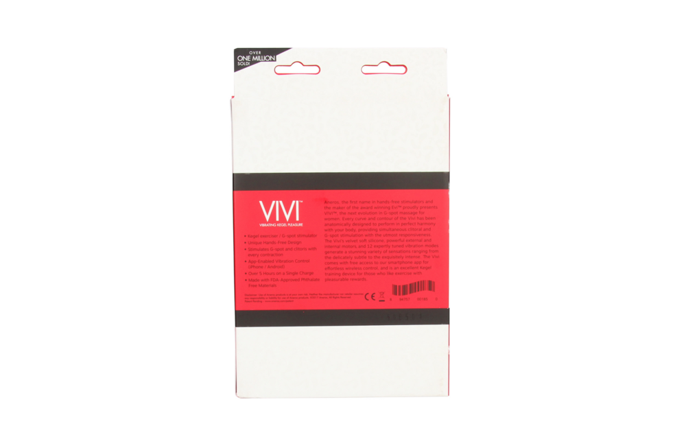 Vivi Vibrierender Kegel Pleasure Rot – Genießen Sie kraftvolle Vibrationen