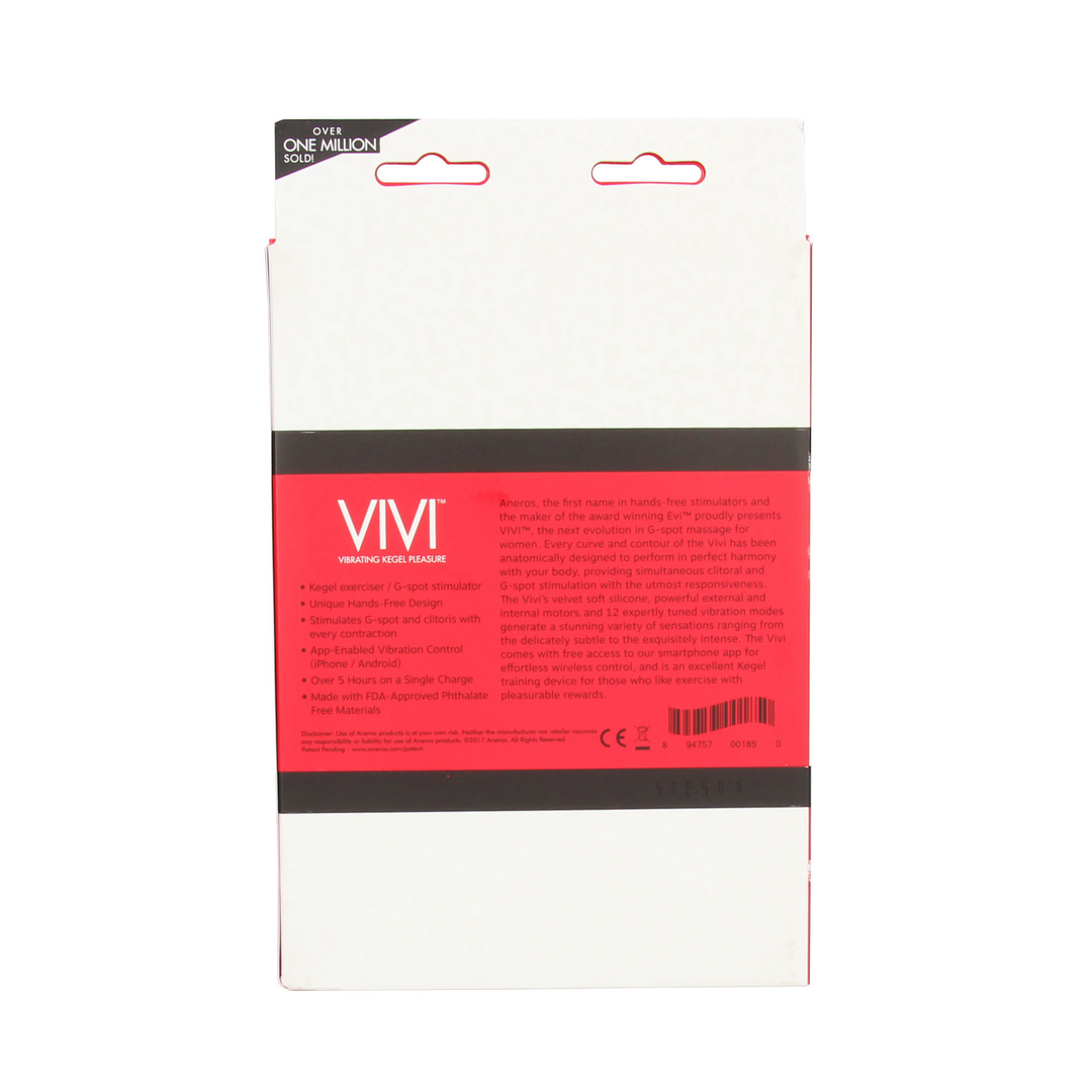 Vivi Vibrierender Kegel Pleasure Rot – Genießen Sie kraftvolle Vibrationen