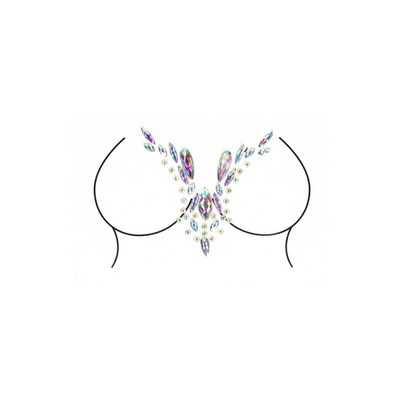 Blendender Deep-V-Ausschnitt-Bling-Sticker – Glamour!