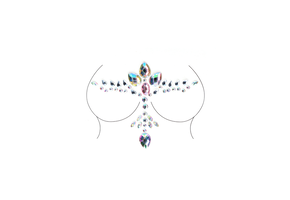 Dazzling Cleavage Bling Sticker