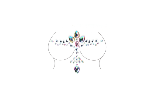 Dazzling Cleavage Bling Sticker