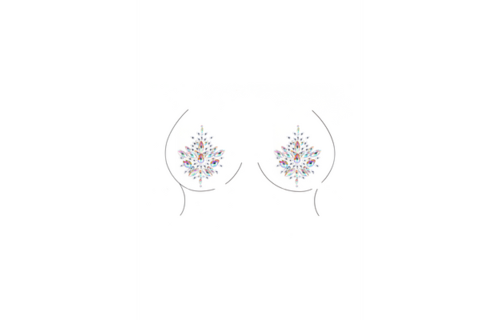 Oogverblindende Tepel Bling Sticker