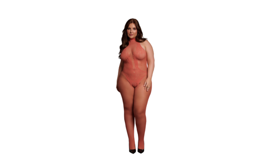 Sexy Visnet & Kant Bodystocking Xl-4Xl | Le Désir Damesmaat
