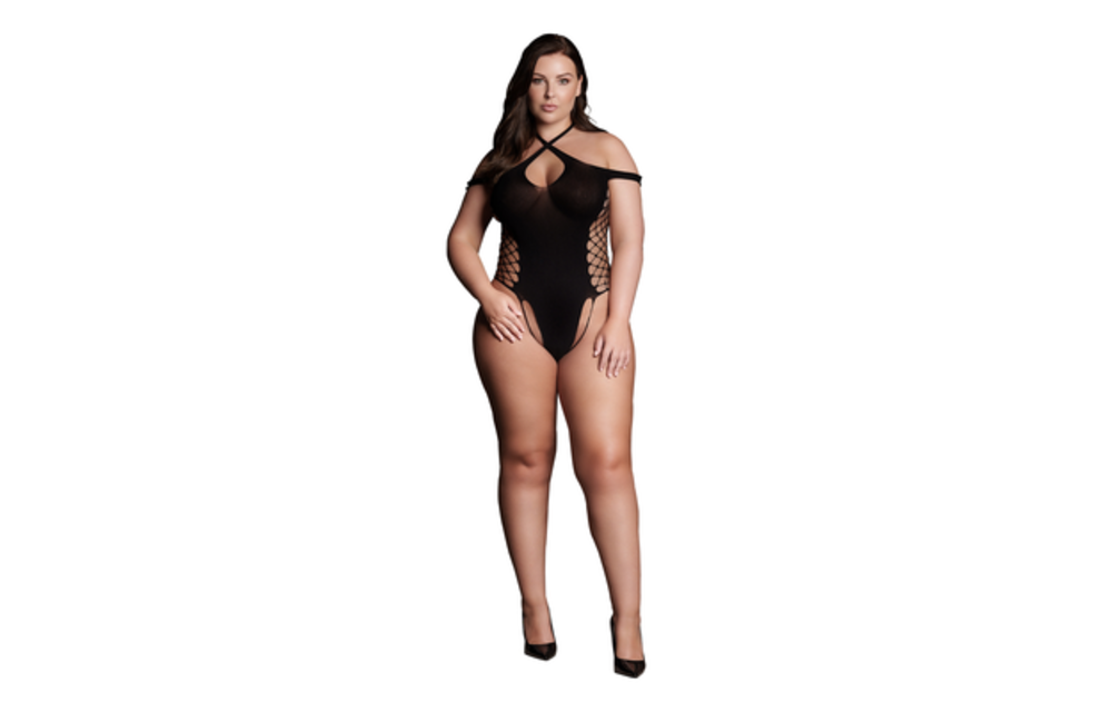 Leda Xiii Body Xl-Xxxl | Zwart Sexy Body Grote Maat