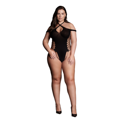 Leda Xiii Body Xl-Xxxl | Zwart Sexy Body Grote Maat