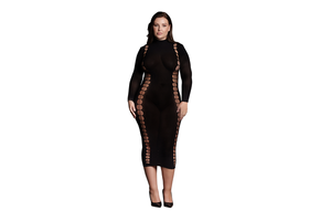 Carme XI - Kleid mit Rollkragenpullover - Große Größen