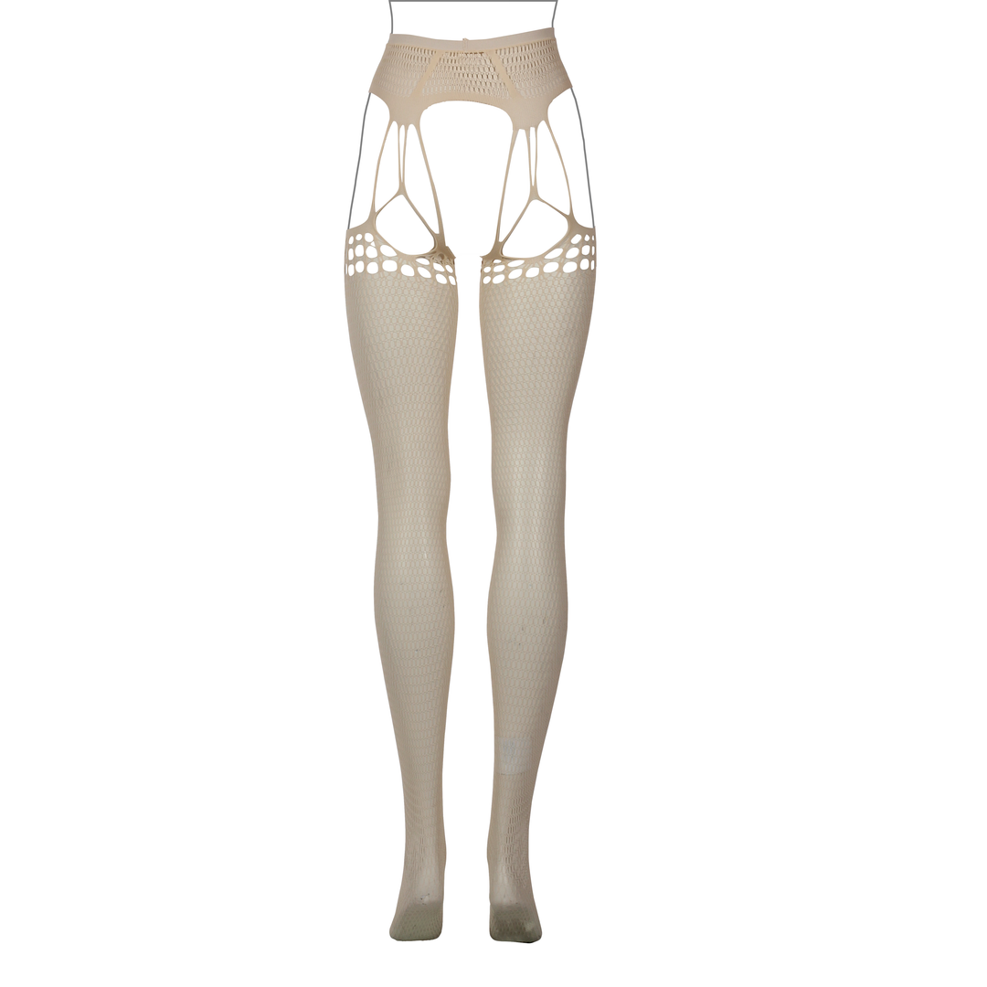 Shredded Suspender Pantyhose - One Size