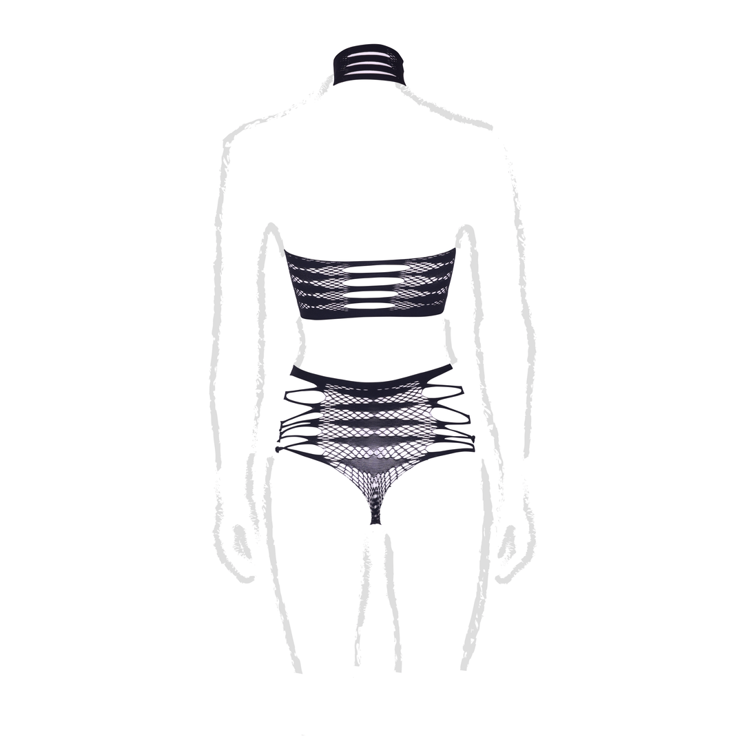 Carpo XLVI Bodysuit with Collar – Large Size & Seductive Fit