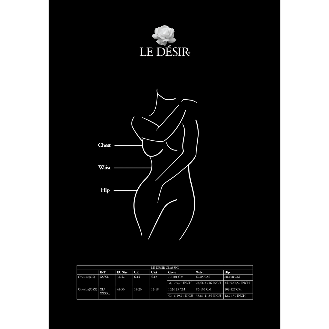 Visnet En Kant Bodystocking One Size – Verleidelijke Pasvorm