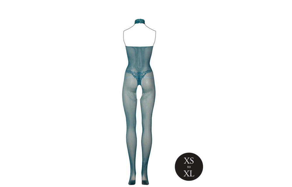 Fishnet and Lace Bodystocking - One Size