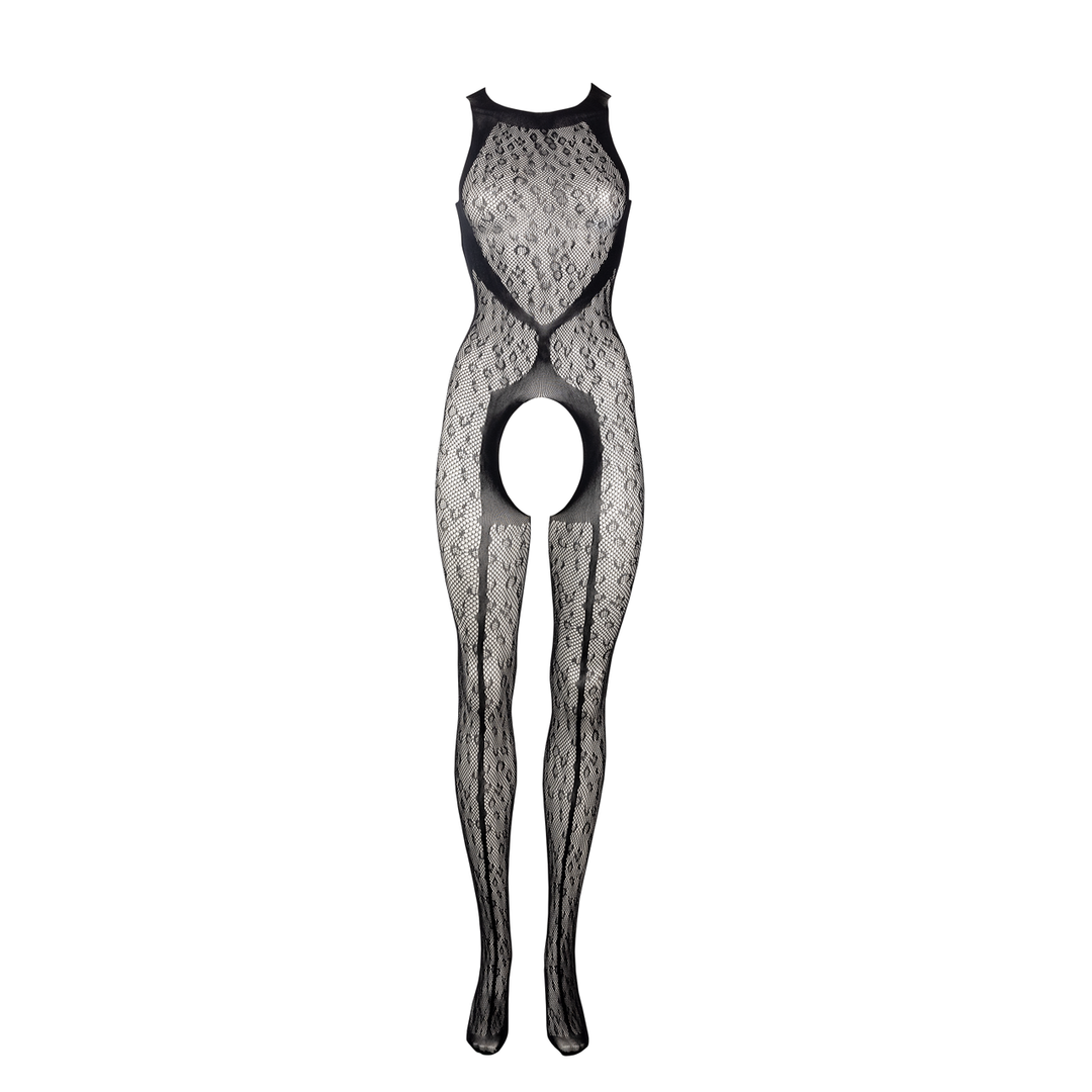Leopard-Bodystocking ohne Schritt - Einheitsgröße
