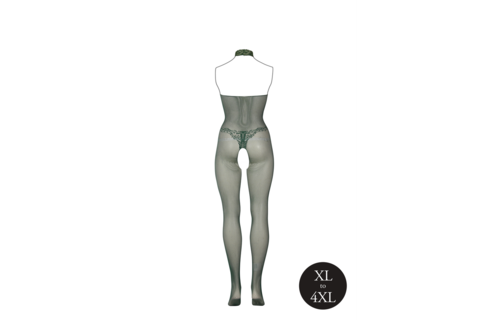 Fishnet and Lace Bodystocking - Queen Size