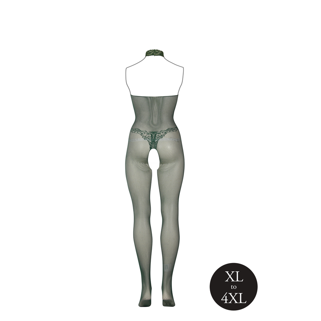 Fishnet and Lace Bodystocking - Queen Size