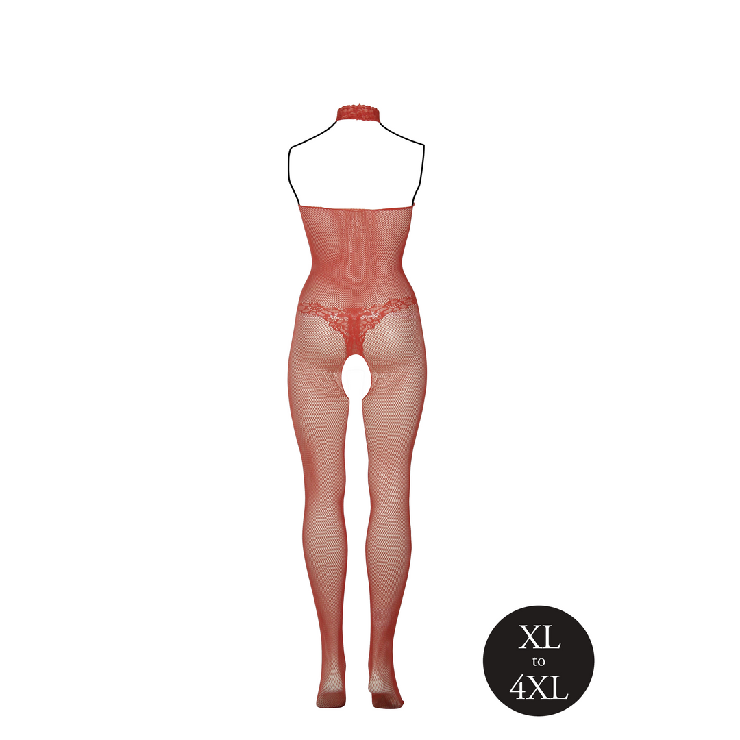 Sexy Netz & Spitzen-Bodystocking XL-4XL | Le Désir Damen-Größe