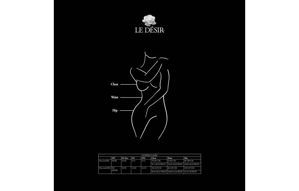 Contrasting Net Suspender Bodystocking – Sexy Plus Size XXL-5XL