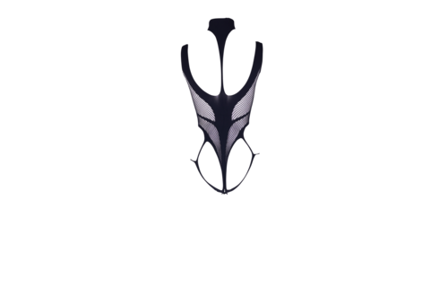 Cyllene Xlviii Body Met Col – Sexy Shaping, Maat Xs-Xl Zwart