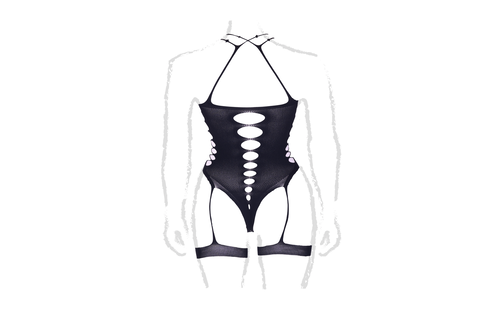 Metis Xvi Body Plus Size – Verführerischer Body mit Strumpfhalter