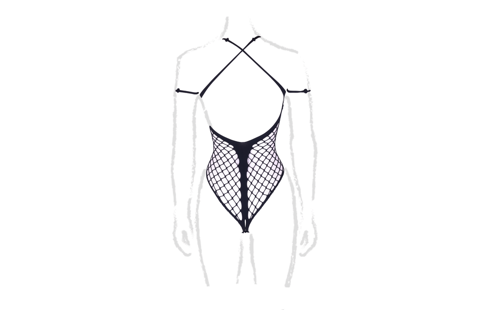 Leda Xiii Body XL-XXXL | Schwarzer sexy Body in Übergröße