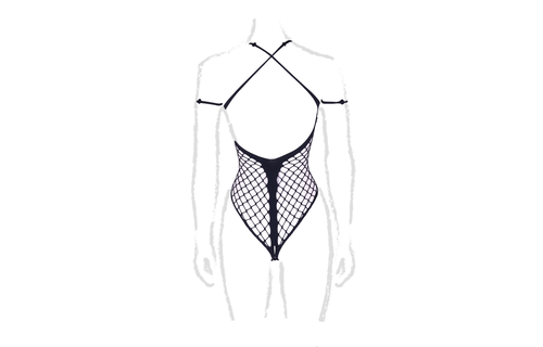 Leda Xiii Body Xl-Xxxl | Zwart Sexy Body Grote Maat