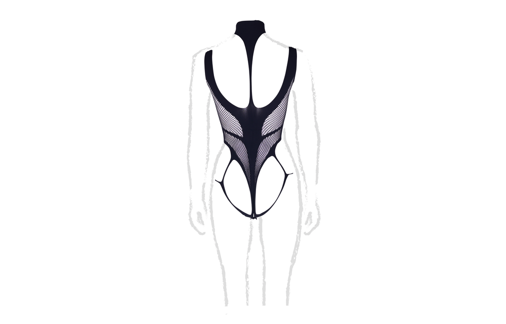 Cyllene XLVIII Bodysuit with Turtleneck | Sexy Plus Size XL-XXXL