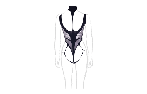 Cyllene XLVIII Bodysuit with Turtleneck | Sexy Plus Size XL-XXXL