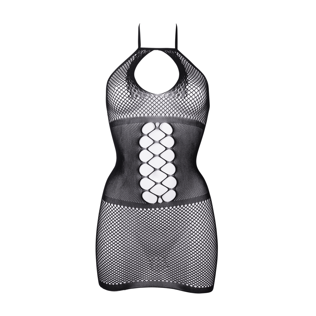 Peek-A-Boo Fishnet Dress - One Size