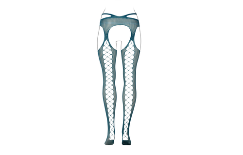 Suspender Pantyhose with Strappy Waist - Queen Size