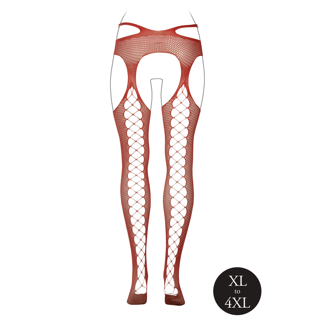 Jarretelleggings met strikkoord - Queen Size