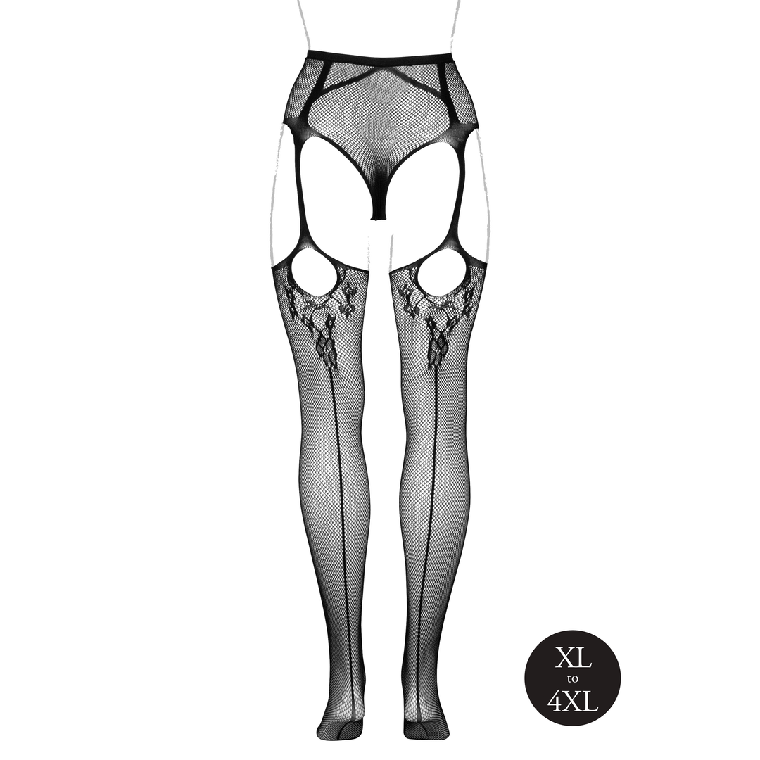 Slip met kousen - OSX - Zwart