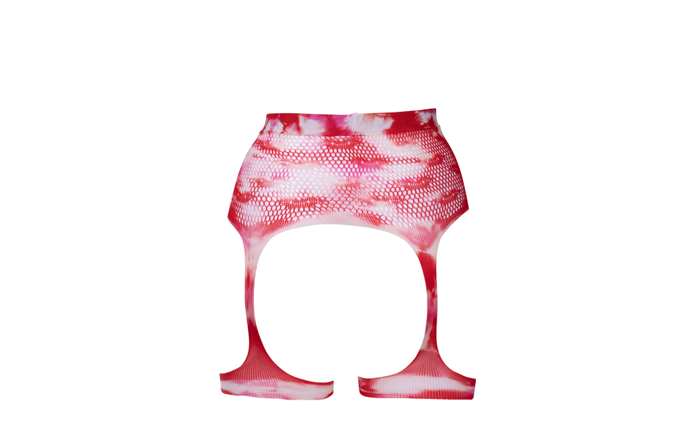 Sexy Kus Jarretelgordel Met Diep-V Bling Sticker – Le Désir