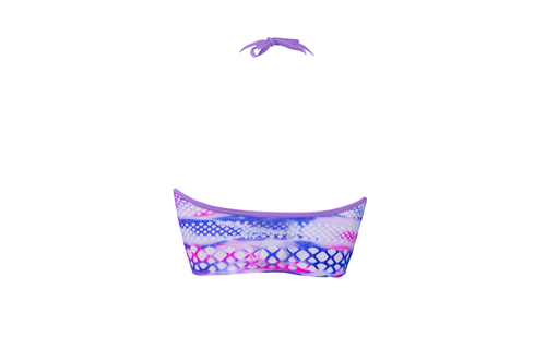 Strappy Halter Top and Dazzling Eye Sparkle Bling Sticker - One Size