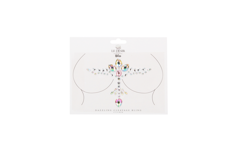 Dazzling Cleavage Bling Sticker | Luxury Glamour Accessories