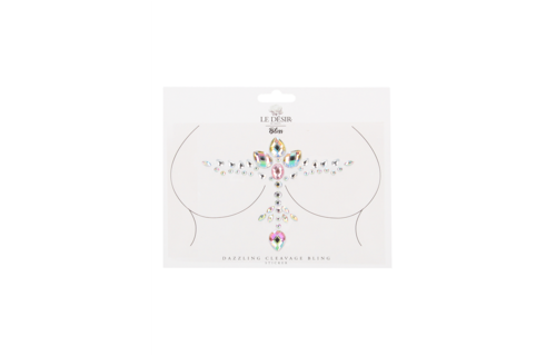 Dazzling Cleavage Bling Sticker | Luxury Glamour Accessories