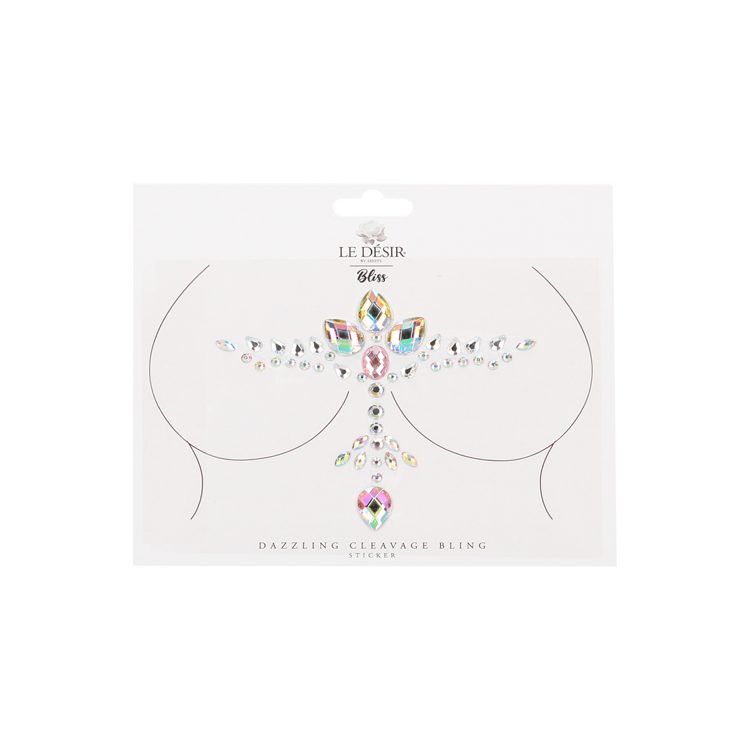 Oogverblindende decolleté Bling Sticker