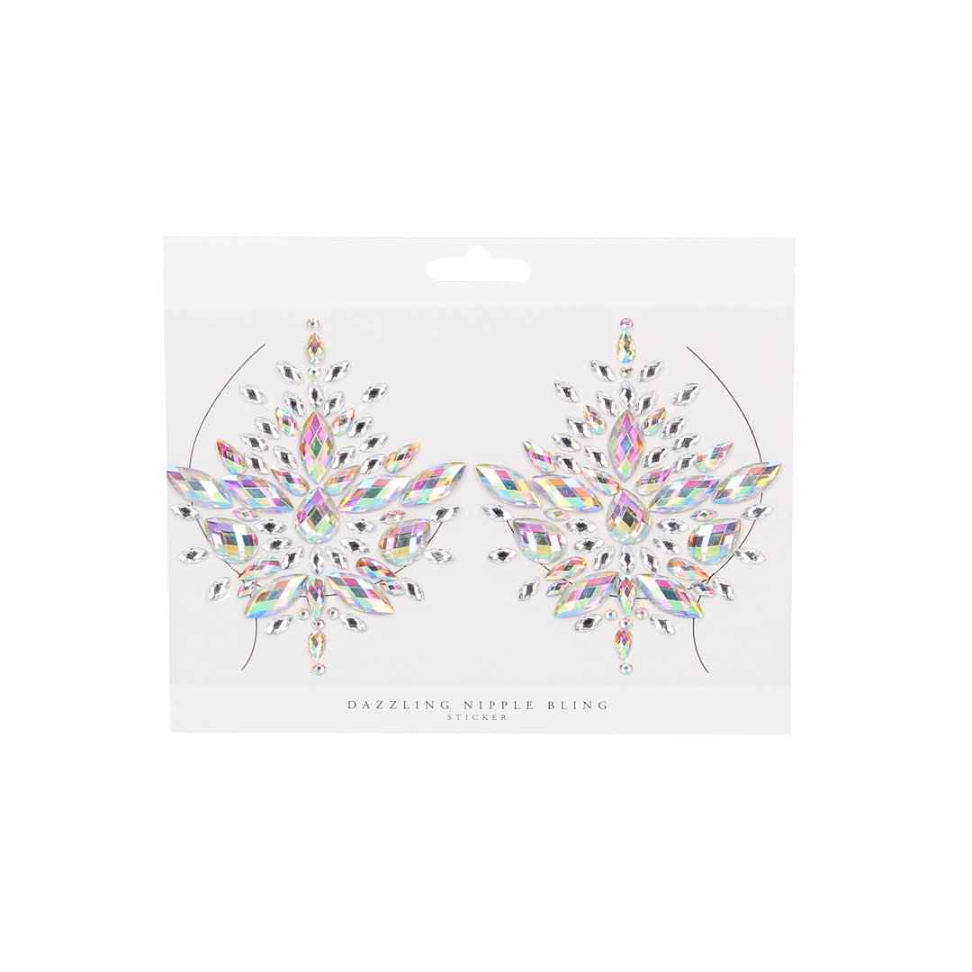 Dazzling Nipple Bling Sticker