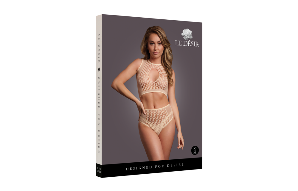 Duo Net Sleutelgat Beha Set Nude | Sexy & Comfortabel Xs-Xl